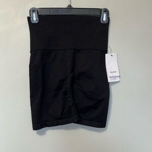 NWT BLANQI Maternity High Waist Black Athletic Shorts